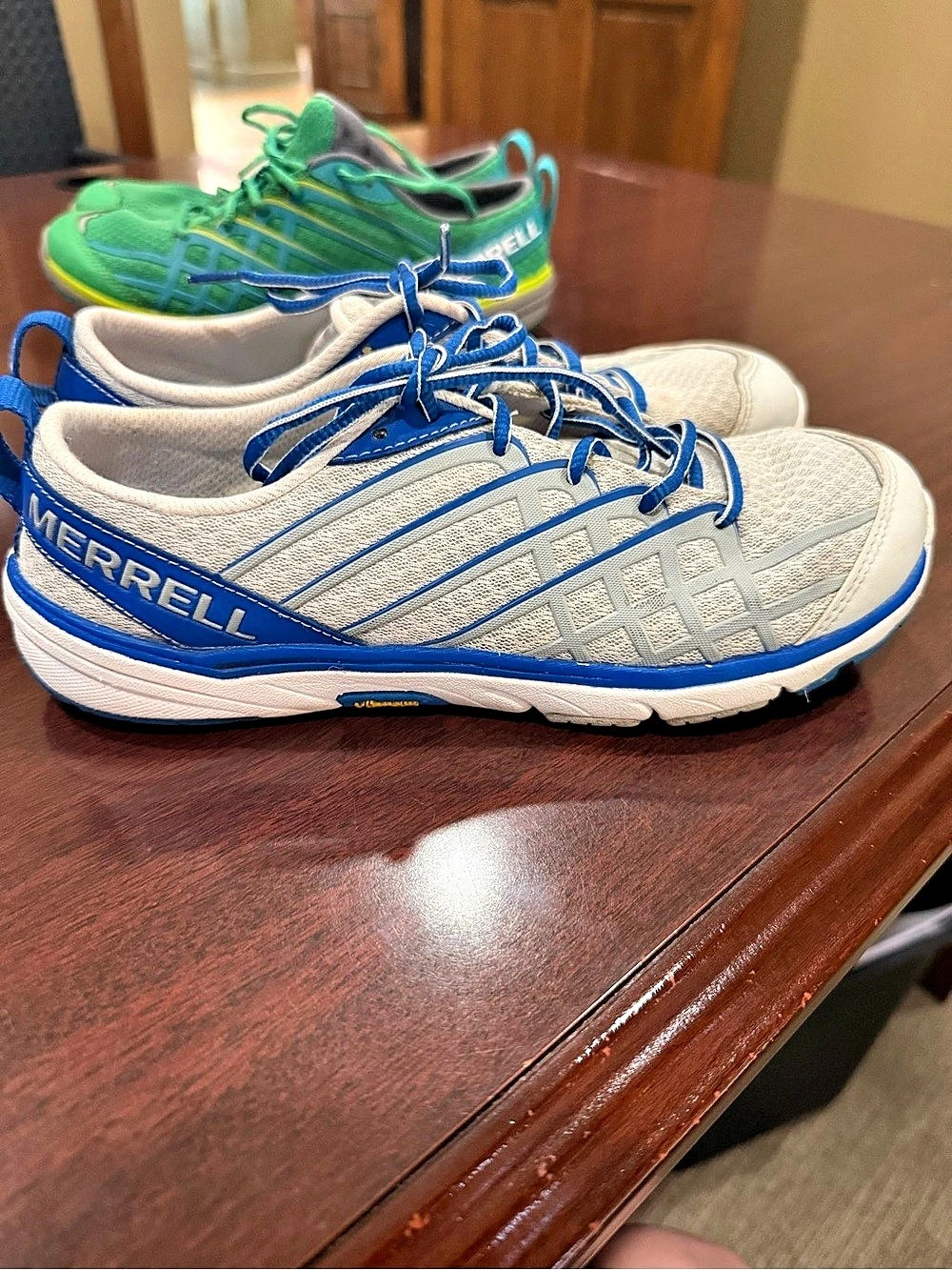 Merrell Performance Footwear Athletic Shoes White & Blue US 8